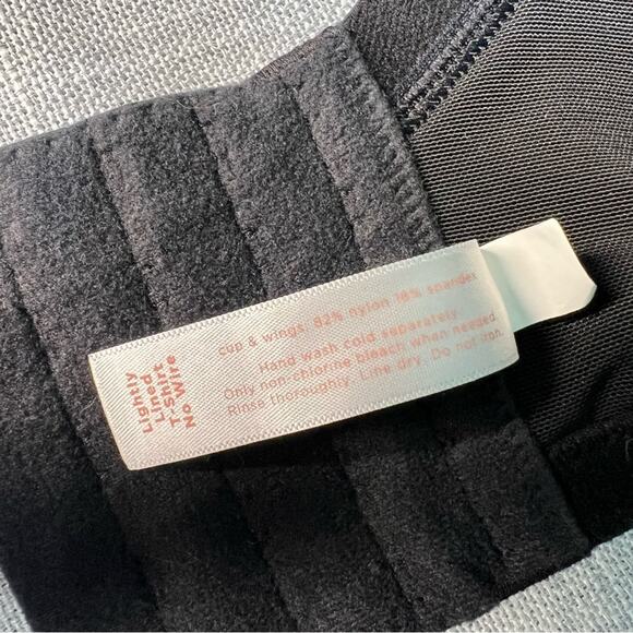 Cacique 40H Bra Lightly Lined T Shirt Bra No Wire Black Wireless Lane Bryant - Picture 9 of 12